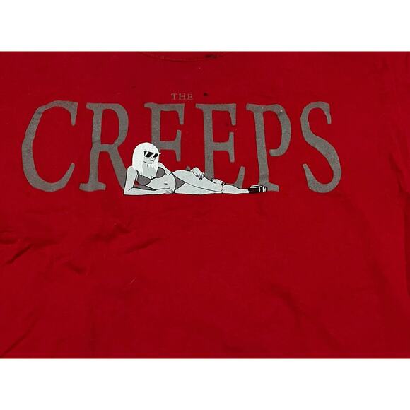 The Creep Red Men’s T-Shirt Size Large - Picture 2 of 5